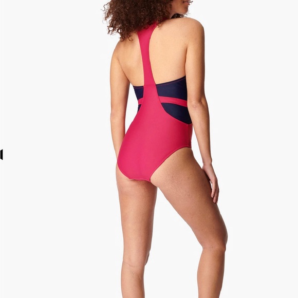 Sweaty Betty Wave Zip Thru Swimsuit - Picture 4 of 11